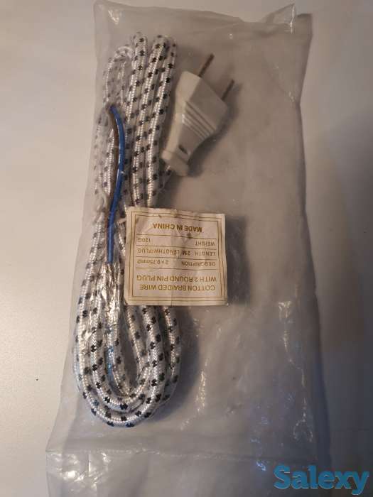 Шнур от утюга, качественный, 2 метра, фотография 2