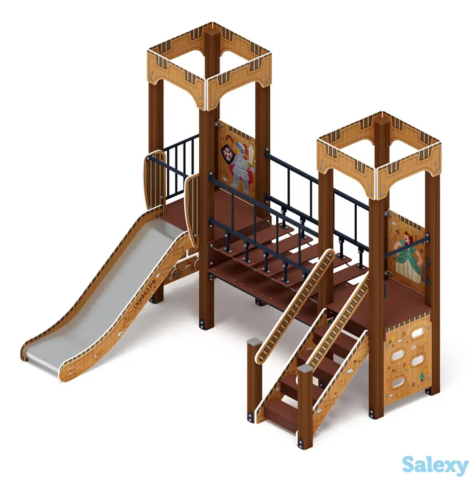 Королевство (картонное) - дик 1.15.07-12 - игровой комплекс h=900, фотография 1