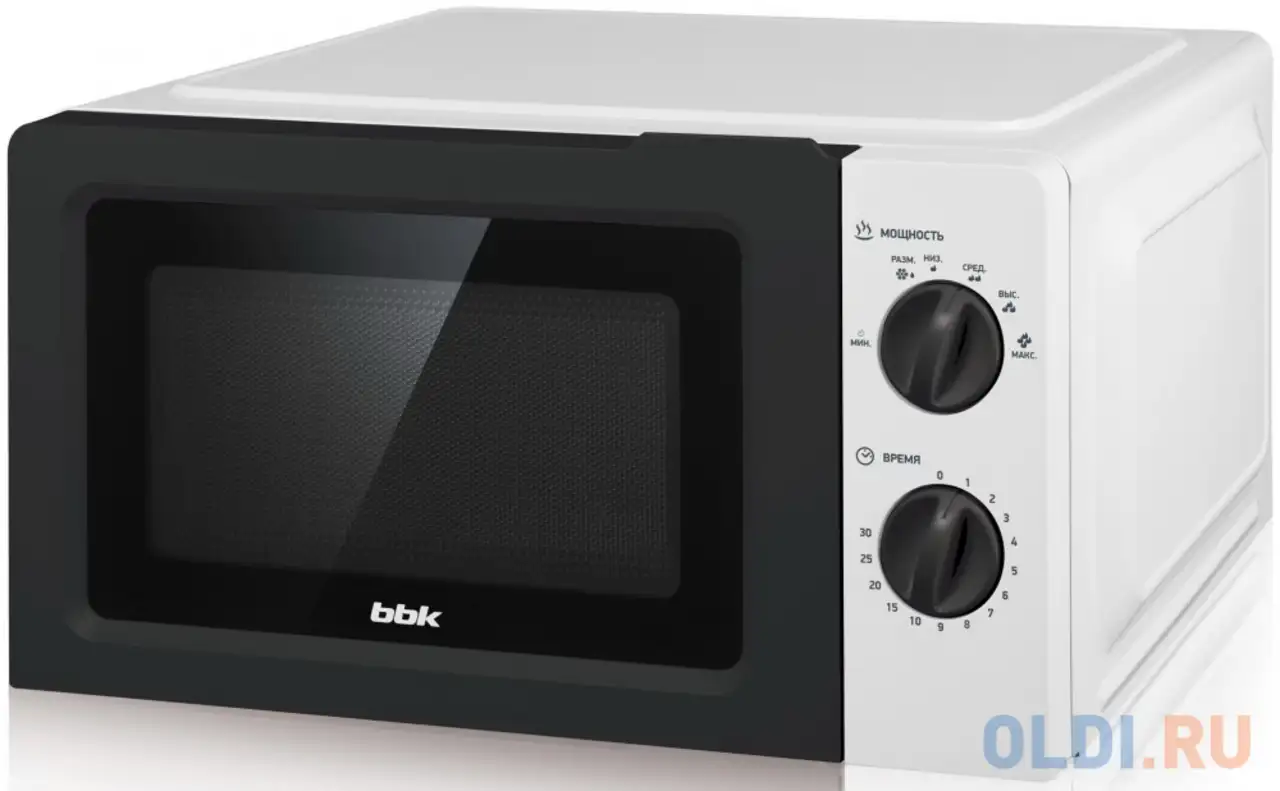 Микроволновая печь bbk 17mws-783m/w 700 вт белый, фотография 1