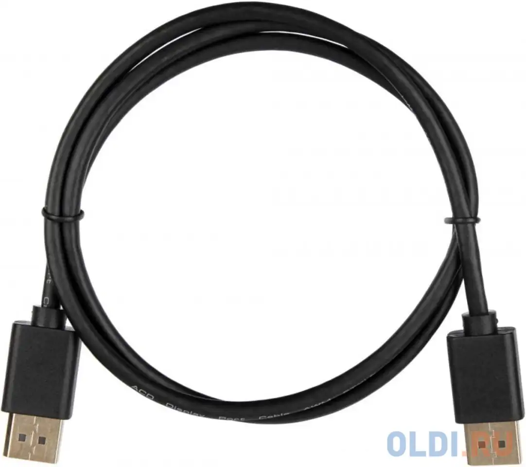 Кабель acd-ddpm2-10m [acd-ddpm2-10m] displayport 1.2,  golden plated, 20m/20m, черный,10м (742392), фотография 1