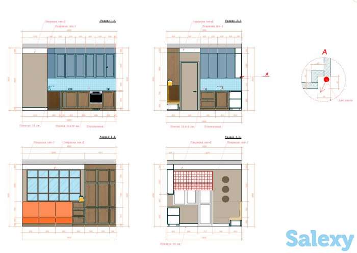Проекты для ремонта квартир,домов 1000 тг. за м2, фотография 8
