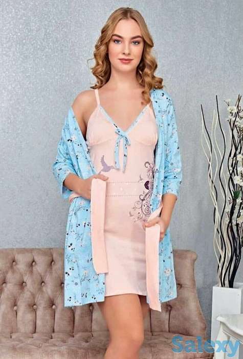 Домашние женские комплекты - сорочка+халат, фотография 9