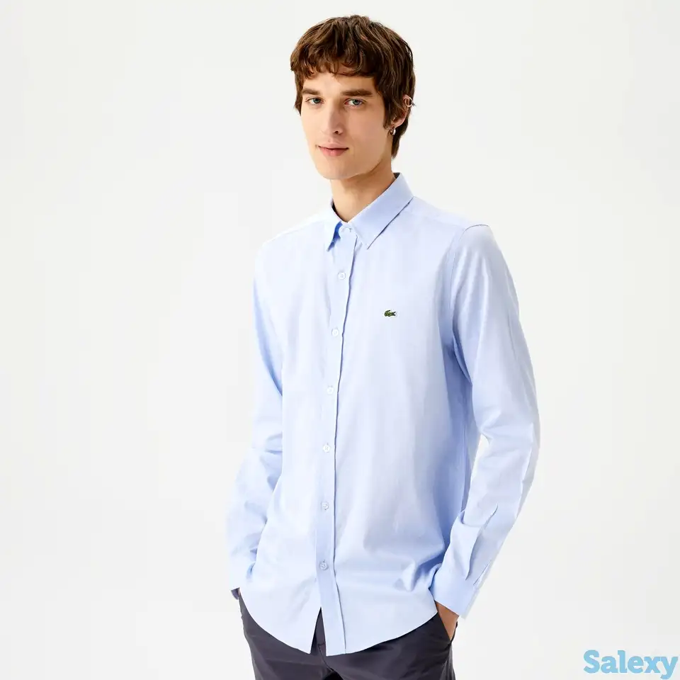 Мужская рубашка lacoste slim fit, фотография 1