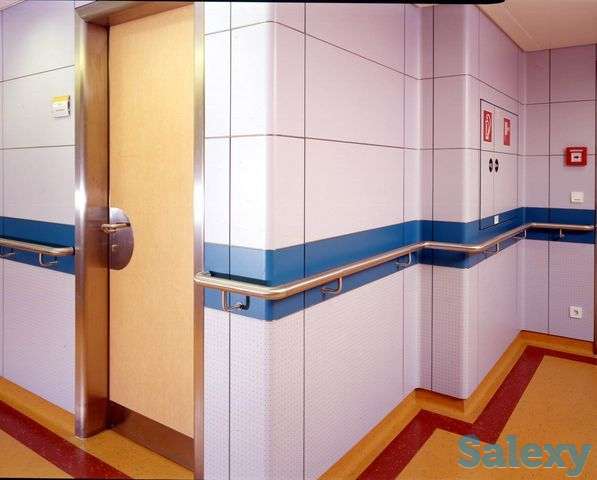 Гнутые конструкционные элементы компакт пластик HPL для отделки углов колонн и сложных поверхностей, элементов декора, фотография 6