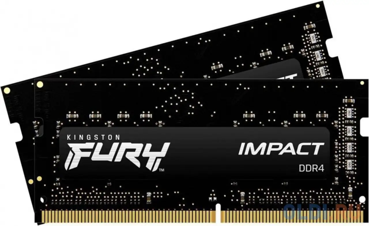 Оперативная память для ноутбука kingston fury impact so-dimm 32gb ddr4 3200, фотография 1