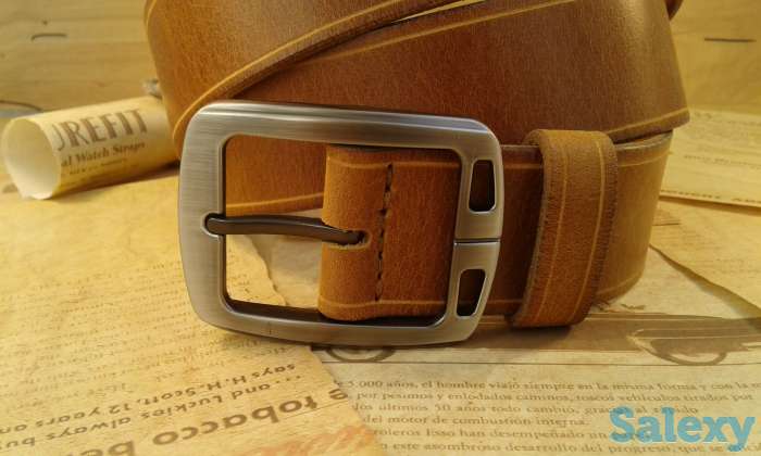 Ремень натуральная кожа ручной работы мужской, фотография 4