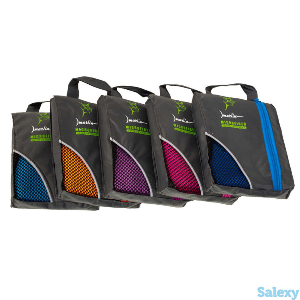 Полотенце marlin microfiber terry towel dark purple (60*120 см), фотография 1