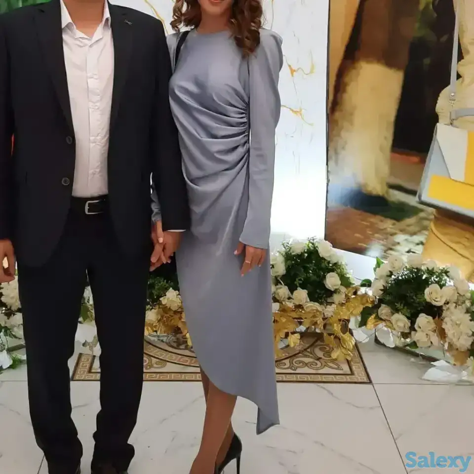 Платье со сборкой, фотография 1