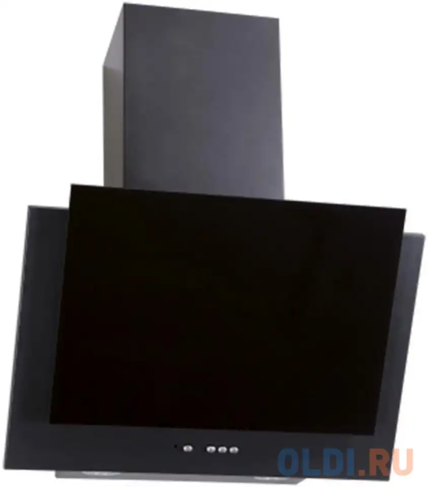 Вытяжка каминная elikor рубин 60п-650-к3д черный управление: кнопочное (1 мотор), фотография 1