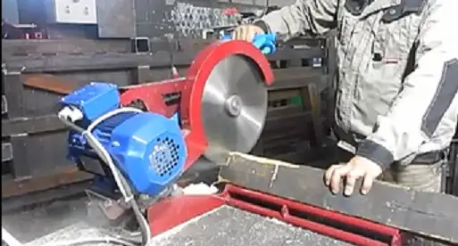 Пила маятниковая дисковая Голиаф по металлудереву, фотография 5