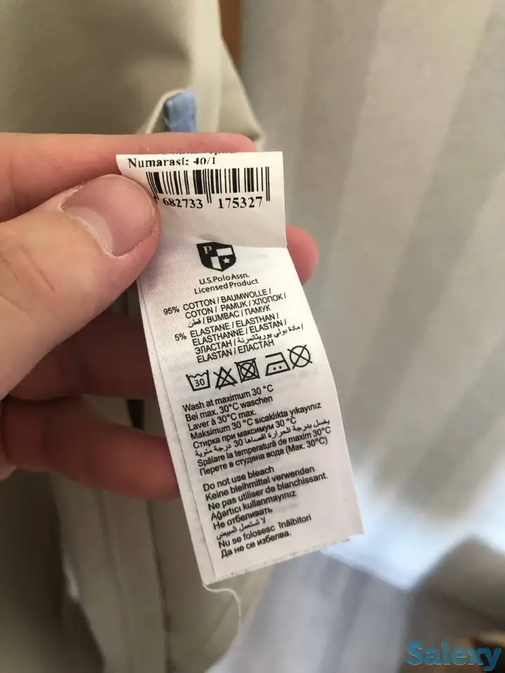 Футболка, поло U.S.POLO ASSN. size L Slim, фотография 4