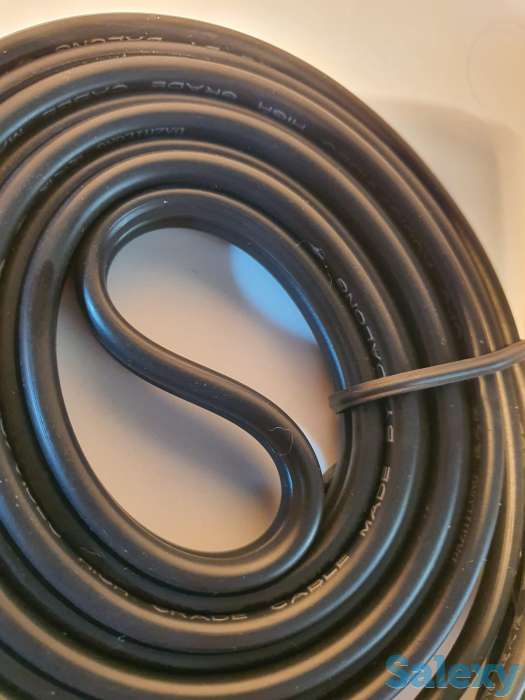 Аудио видео Кабель шнур 2 тюльпана 2 RCA,  высококачественный 1.5 м, фотография 4