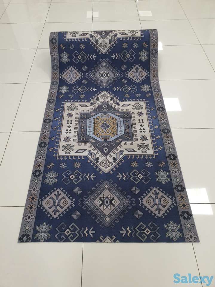 Коврик Голубой Кечуа ковер ковровая дорожка Ширина 120 см, фотография 3