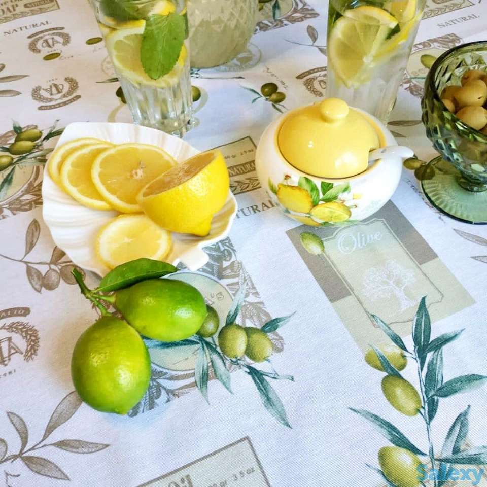 Традиционная итальянская скатерть Loneta Savona ширина 140 см, фотография 9