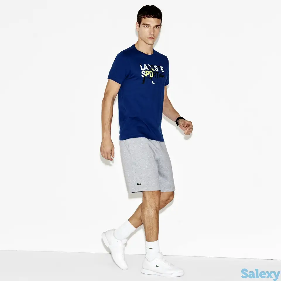 Мужские теннисные флисовые шорты lacoste sport, фотография 1