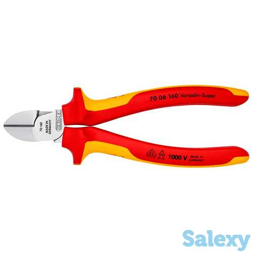 Бокорезы диэлектрические 1000v 180 мм knipex kn-7006160, фотография 2