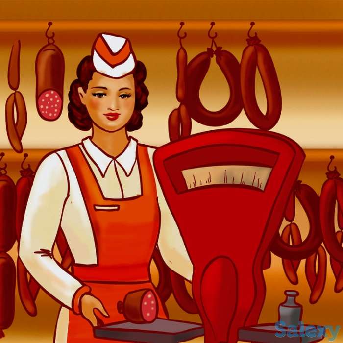 продавец в продуктовый магазин, фотография 1