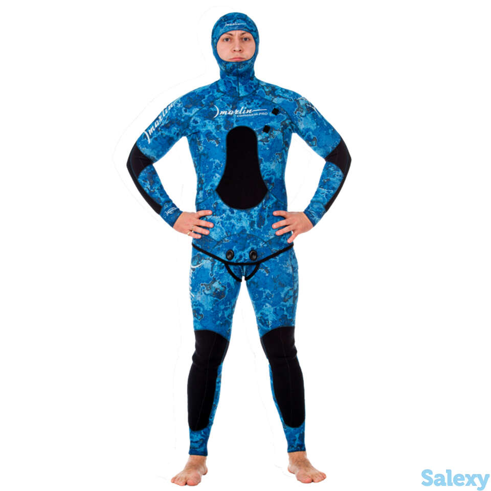 Гидрокостюм marlin camoskin pro ocean blue, 3 mm, фотография 1