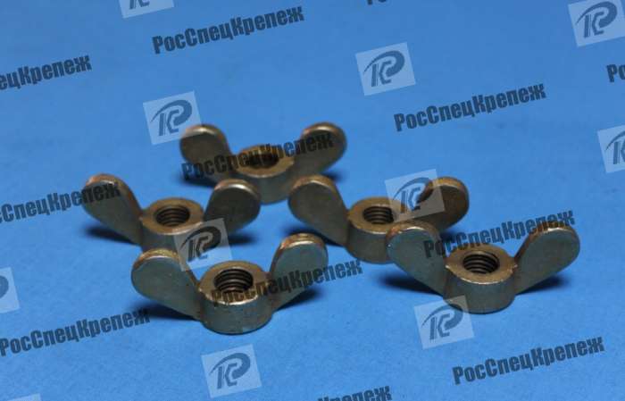 Гайка барашек М10-6Н,2М10-6Н.ГОСТ 3032-76, фотография 2