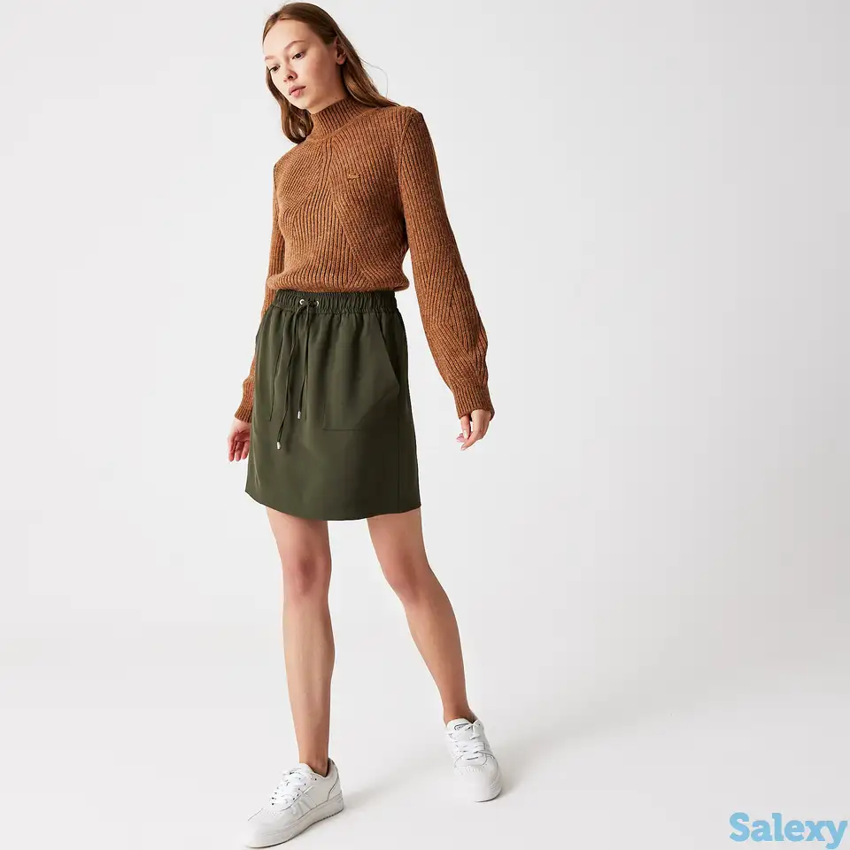 Женская юбка lacoste с регулируемым поясом, фотография 1