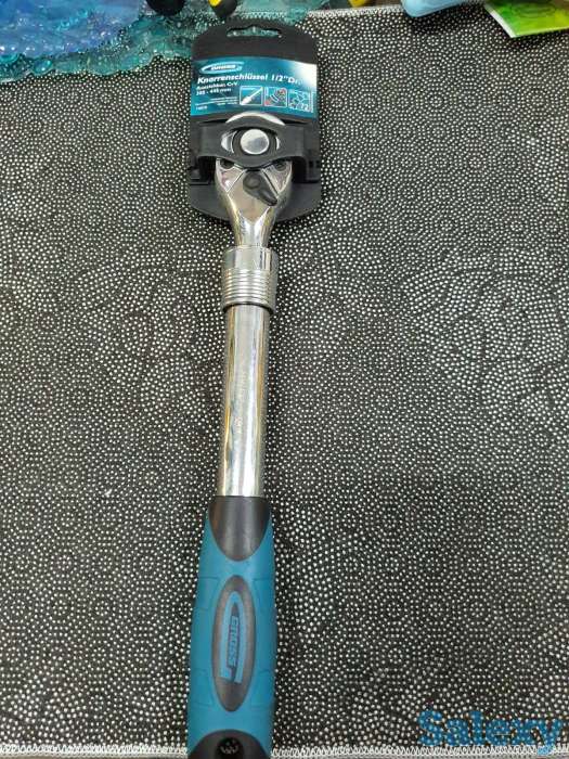 Ключ трещоточный, хромированный телескопический Трещотка 1/2