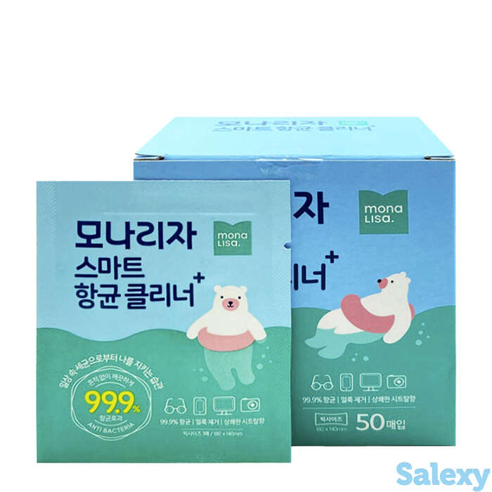 Очищающие салфетки mona lisa smart antibacterial cleaner (50 шт.), фотография 1