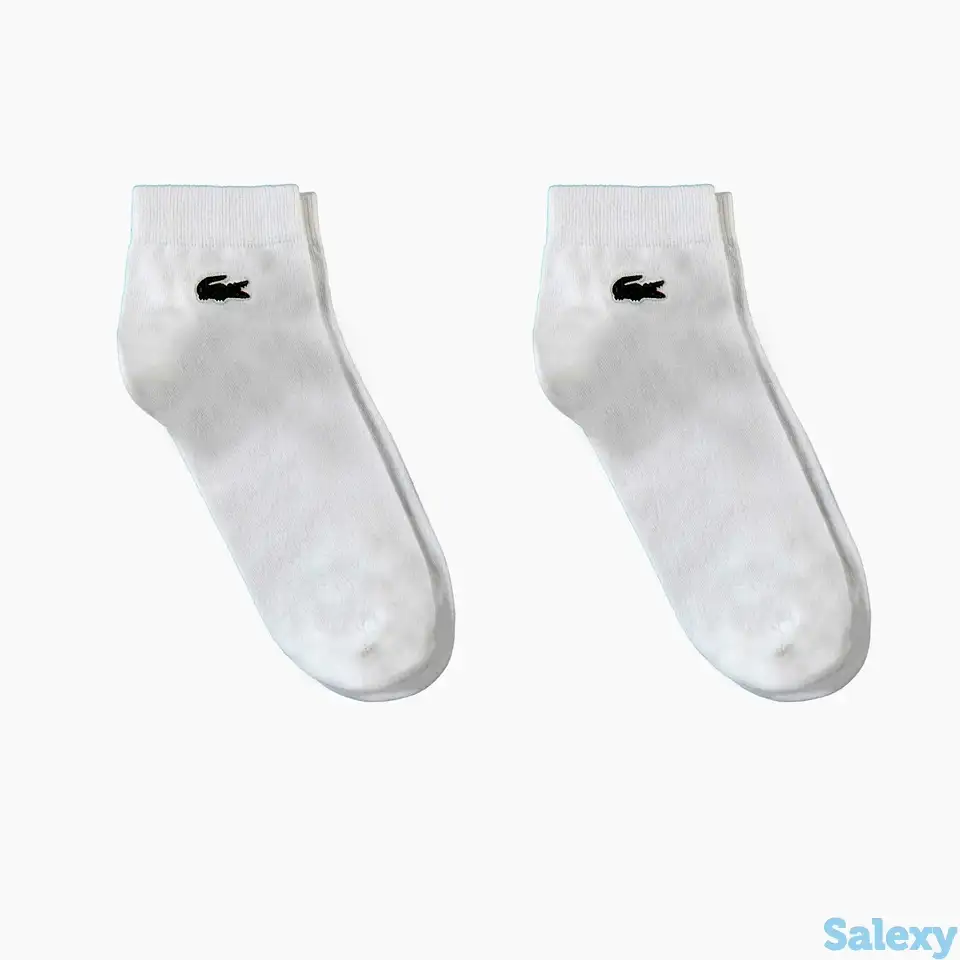 Короткие спортивные носки lacoste unisex, фотография 1