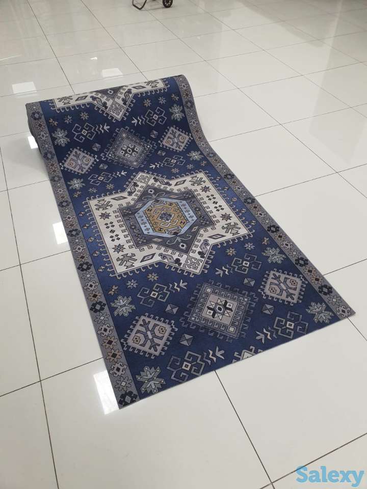 Коврик Голубой Кечуа ковер ковровая дорожка Ширина 200 см, фотография 6