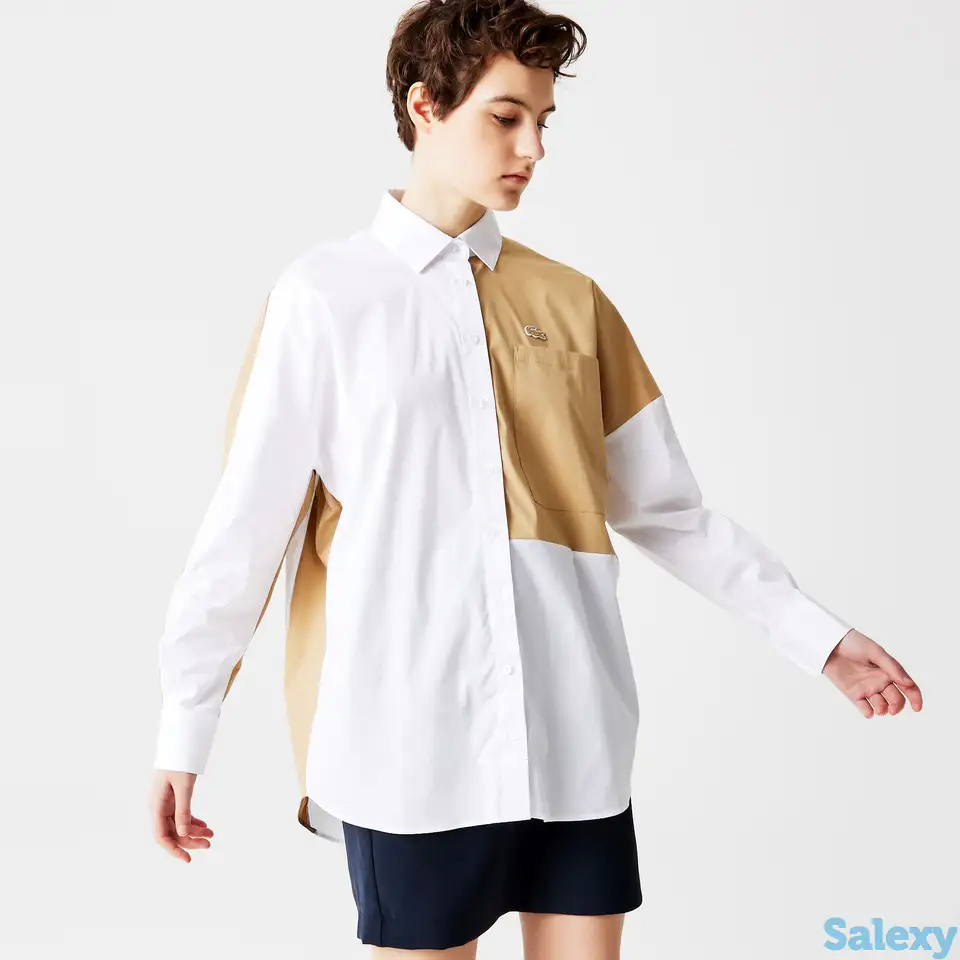 Женская рубашка lacoste loose fit, фотография 1