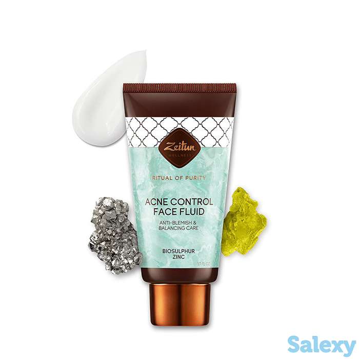 Крем-сыворотка для лица zeitun ritual of purity acne control facial fluid, фотография 2