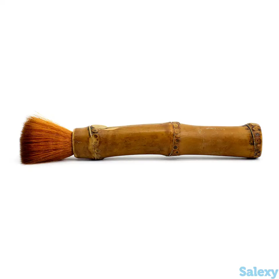 Кисточка с ручкой из темного бамбука, фотография 1