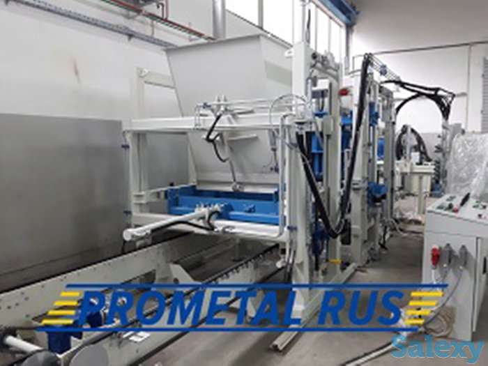 Вибропресс RHP 500 Prometal для производства бордюров и колор микс тротуарной плитки., фотография 1