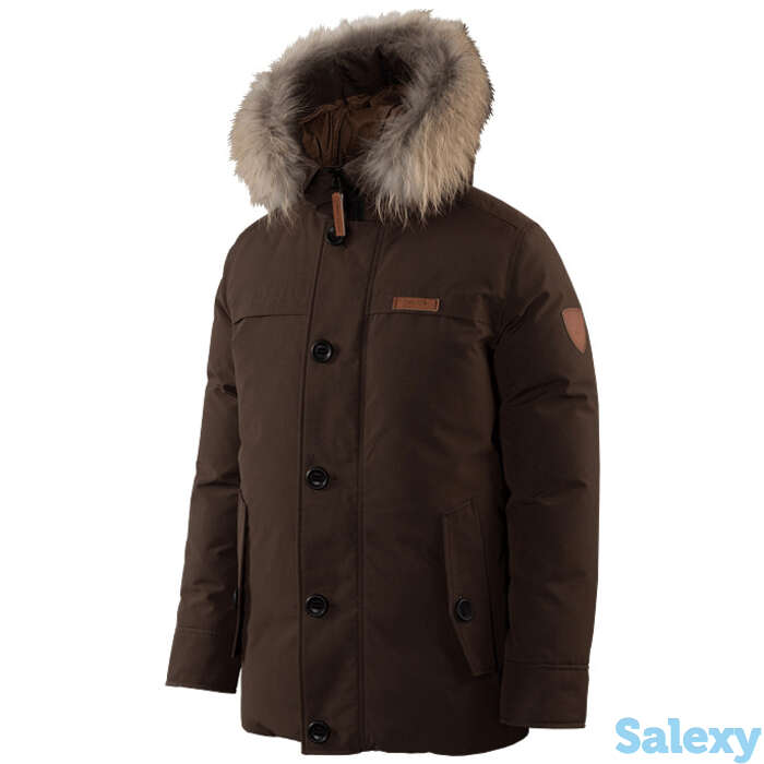 Куртка пуховая мужская сивера хорт 2.0 трюфель, фотография 1