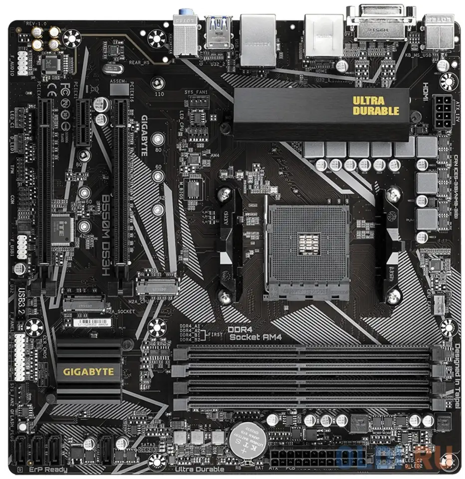 Материнская плата gigabyte b550m ds3h, фотография 1