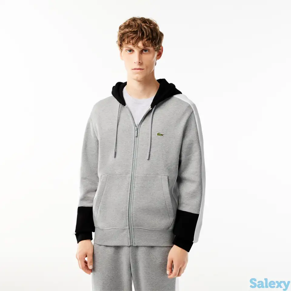 Мужская толстовка lacoste с флисом, фотография 1