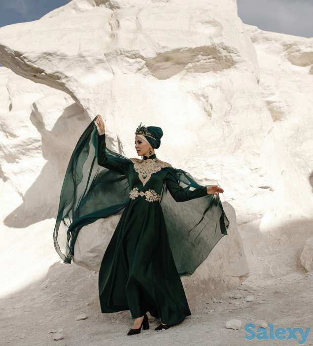 Свадебное платье на никах, фотография 3