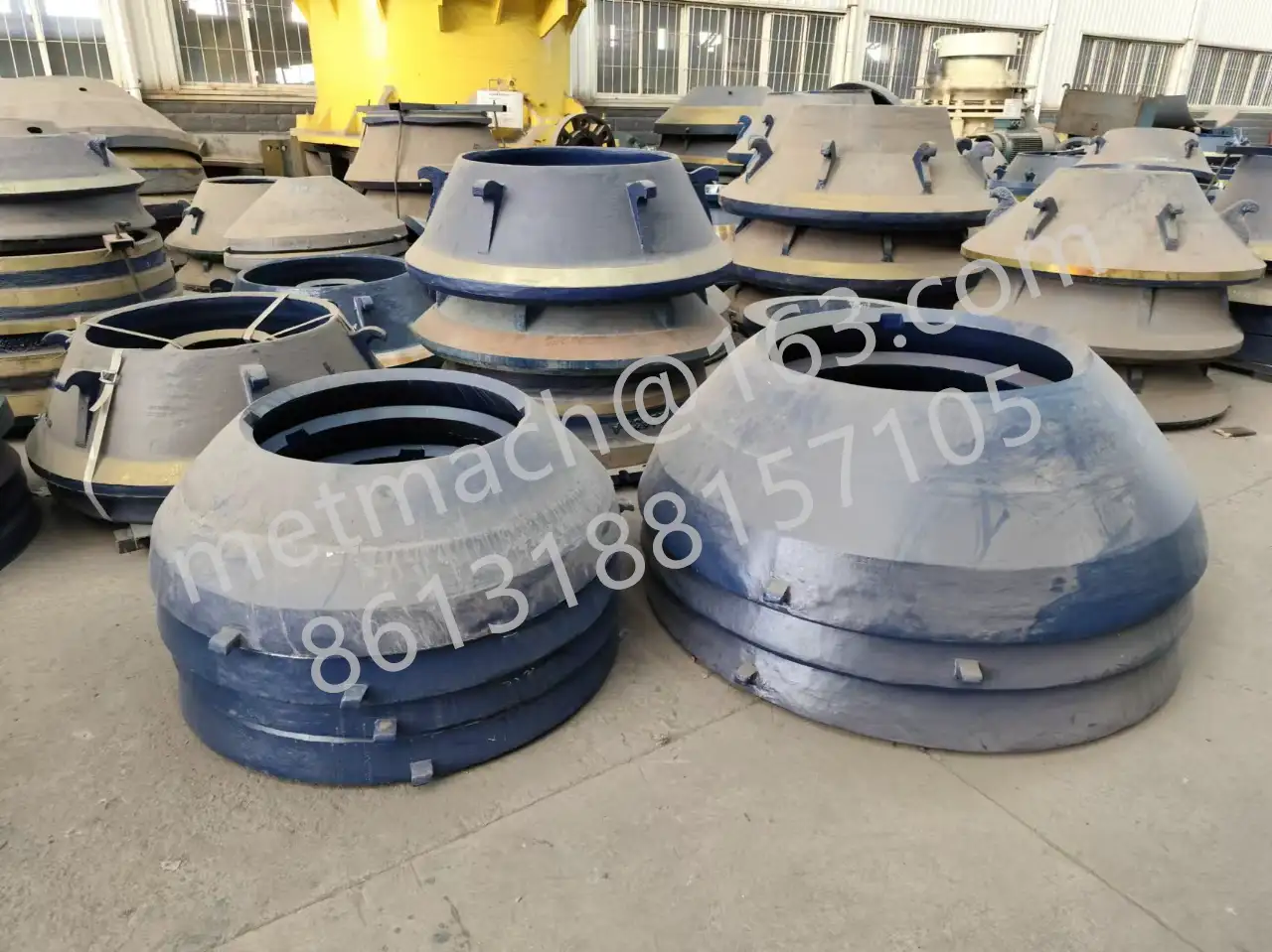 Броня подвижная неподвижаная для конусной дробилки КСД КМД 1200,1750,2200, фотография 1