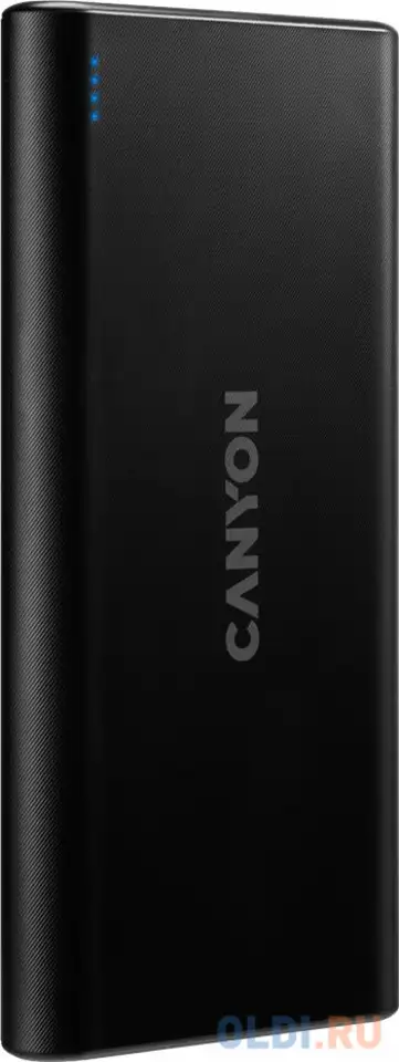 Внешний аккумулятор power bank 10000 мач canyon pb-106 черный, фотография 1