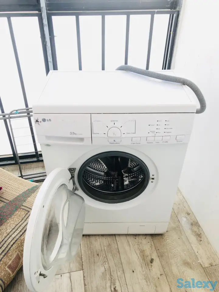 Срочно продается стиральная машина LG c загрузкой белья 3,5 кг, отжим 800об., фотография 2