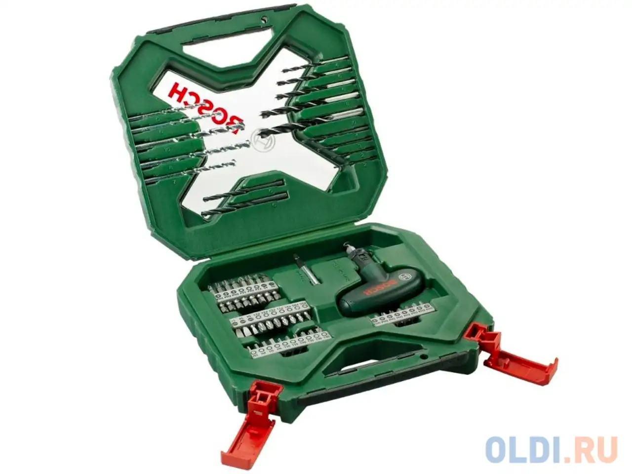 Набор бит и сверел bosch x-line 54 54шт 2607010610, фотография 1