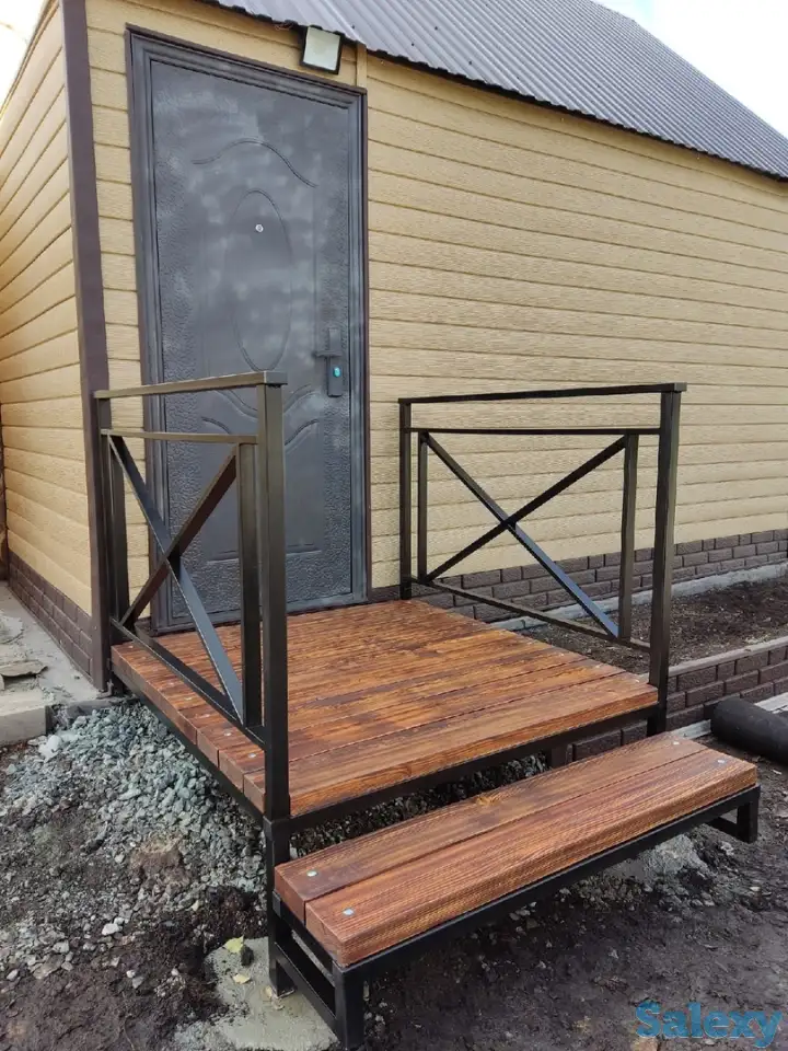 Лестницы на металлокаркасе. Мебель ЛОФТ., фотография 6