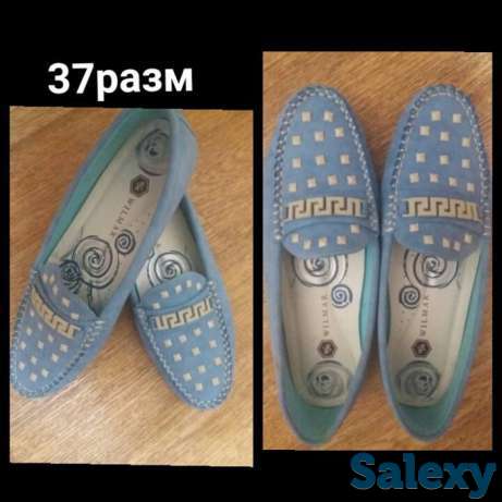 Модные мокасины 37разм.6500тг, фотография 1