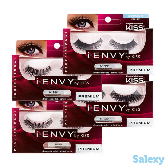 Накладные ресницы kiss i envy eyelashes, цвет kpe13c juicy volume 02 | элегантность, фотография 1