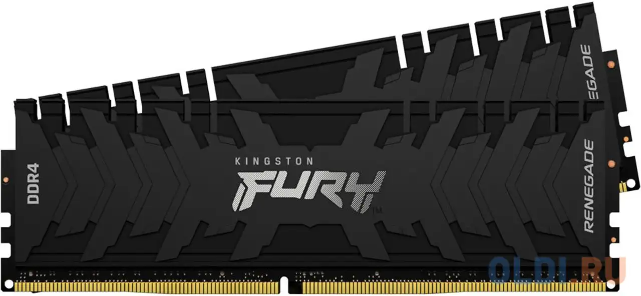 Оперативная память для компьютера kingston fury renegade dimm 16gb ddr4 4800 mhz, фотография 1