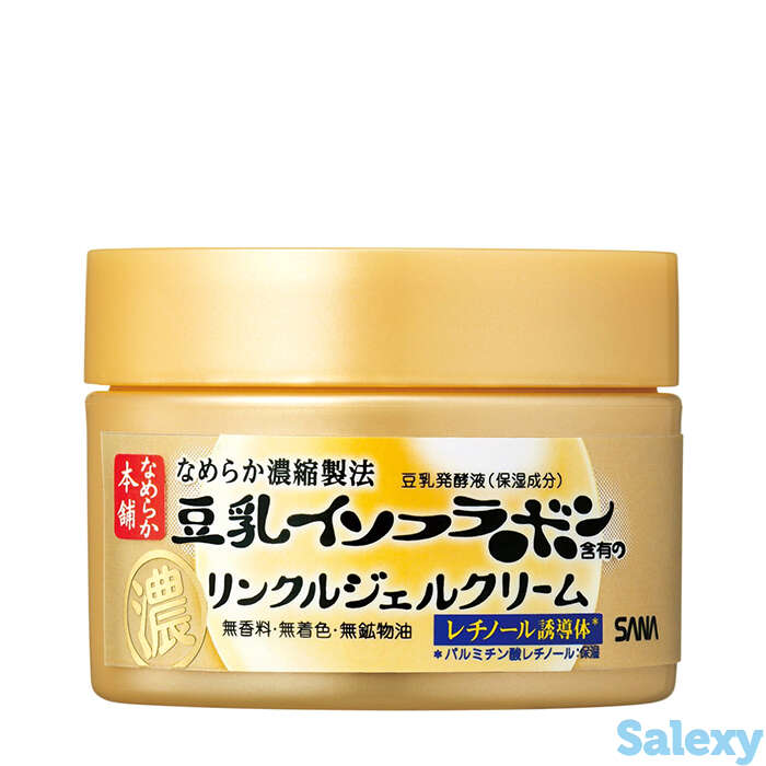 Крем-гель для лица sana nameraka honpo wrinkle gel cream, фотография 1
