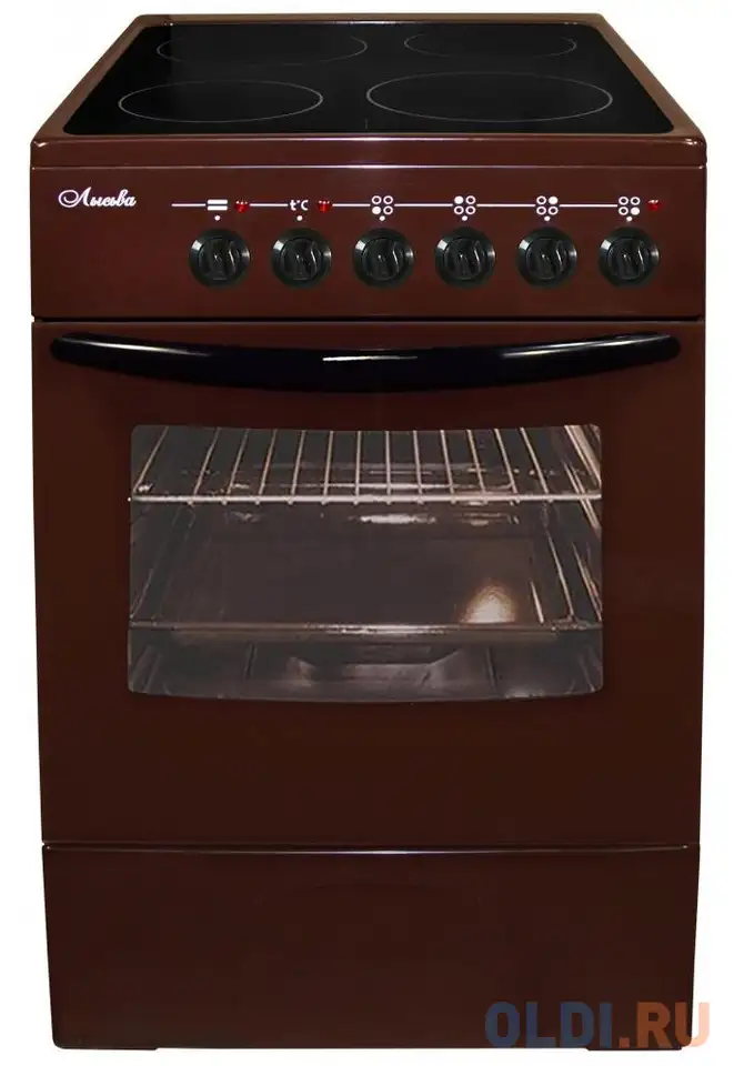 Электрическая плита лысьва ef4002mk00 коричневый, фотография 1