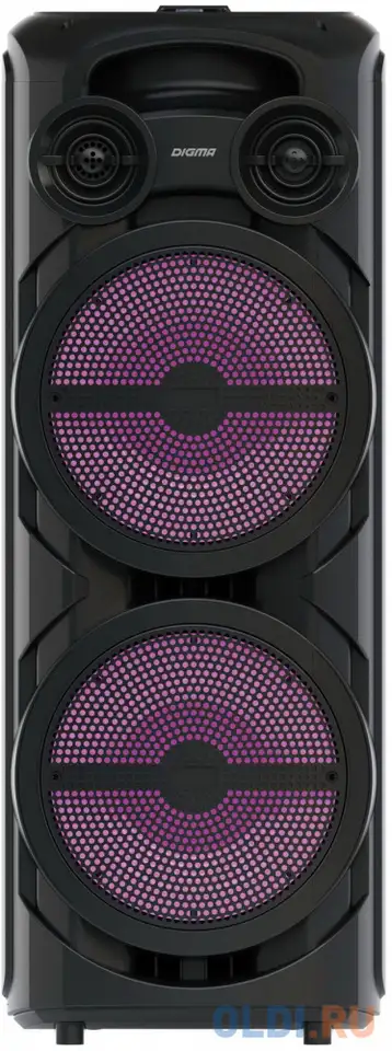 Минисистема digma ms-11 черный 100вт fm usb bt sd/mmc, фотография 1