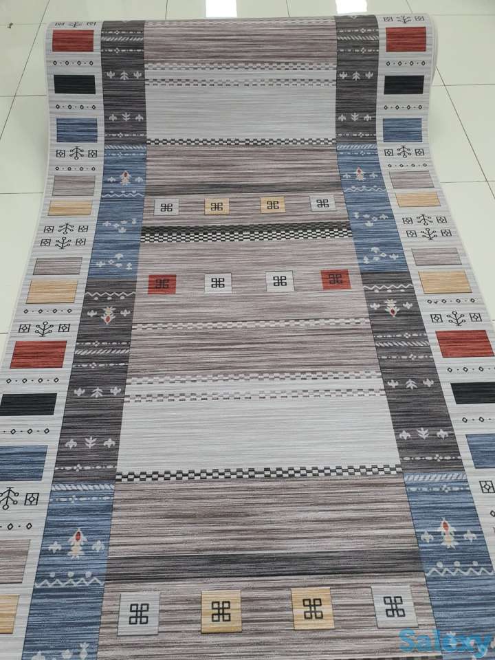 Трендовая ковровая дорожка в скандинавском стиле ковер коврик 140см, фотография 6