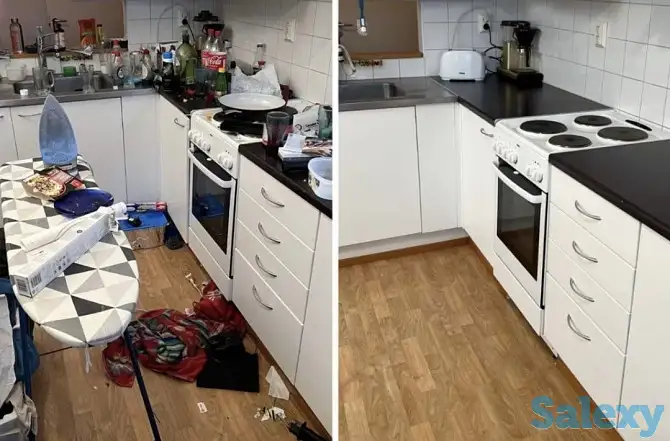 Уборка/ Клининг/ Уборка квартир офисов домов коттеджей помещений влажная генеральная после ремонта, фотография 6