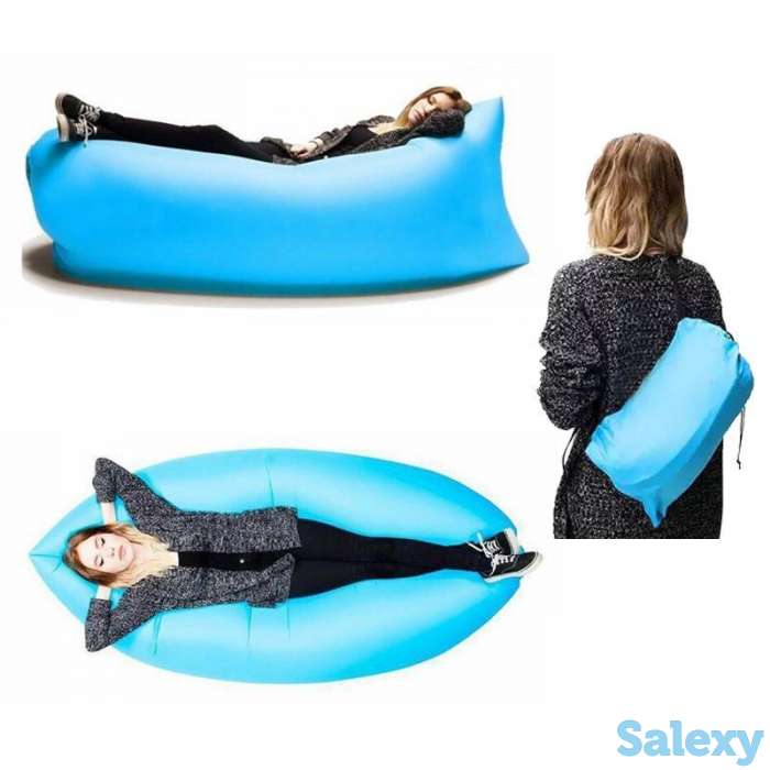 Надувной шезлонг, надувной гамак, Lamzac с подсветкой., фотография 7